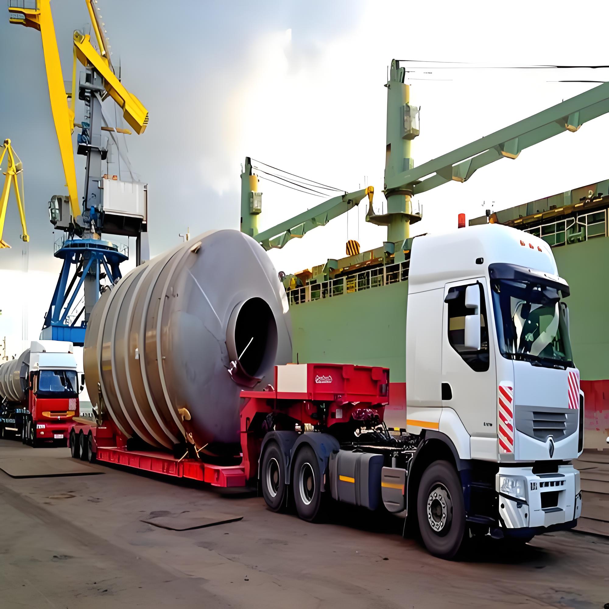 广州富龙物流工程大件运输服务 - 超重、超限货物专业运输解决方案